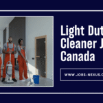 Light Duty Cleaner Job in Canada