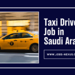 Taxi Driver Job in Saudi Arabia
